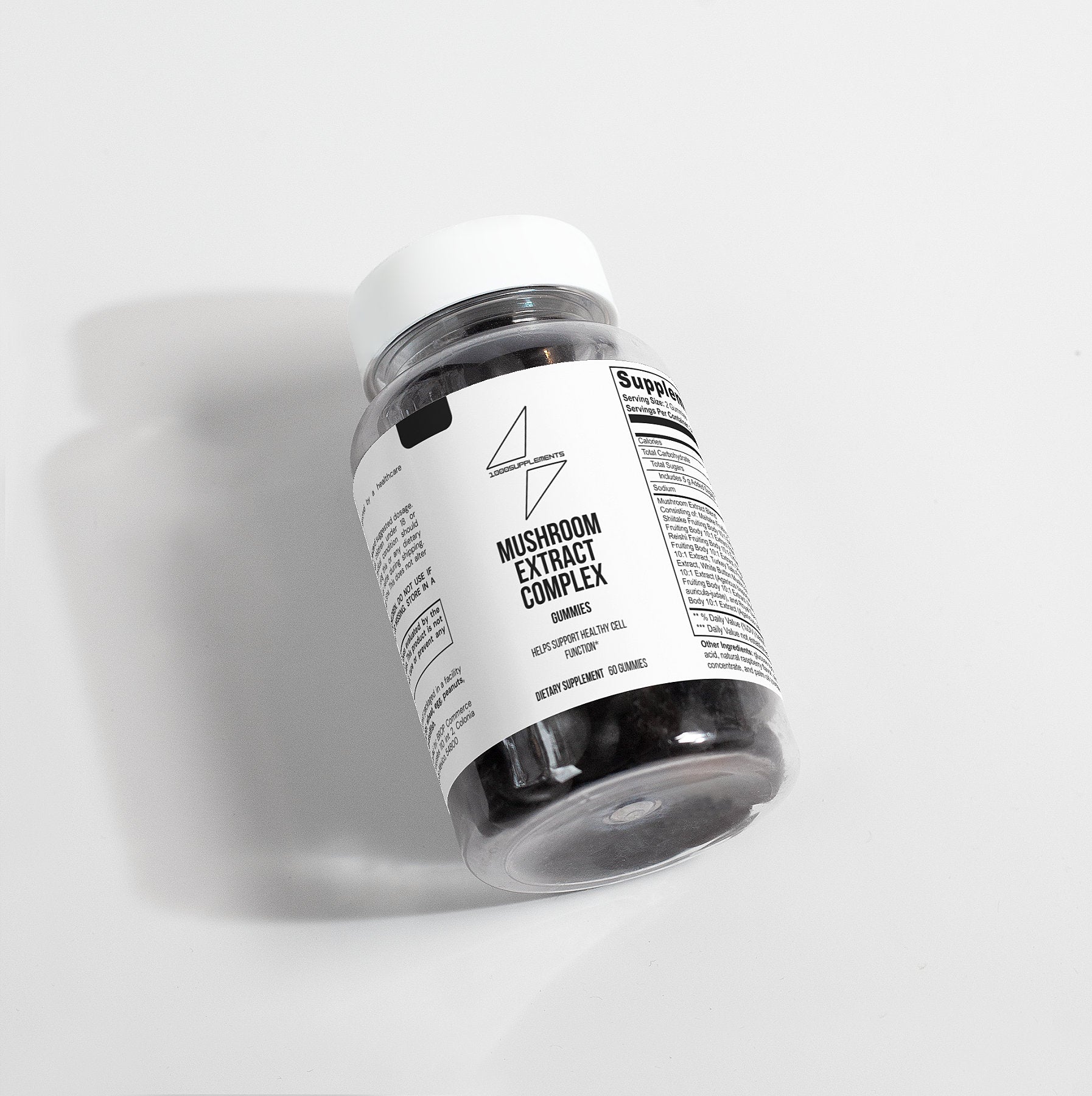 1000Supplements Mushroom extra clomplex top view