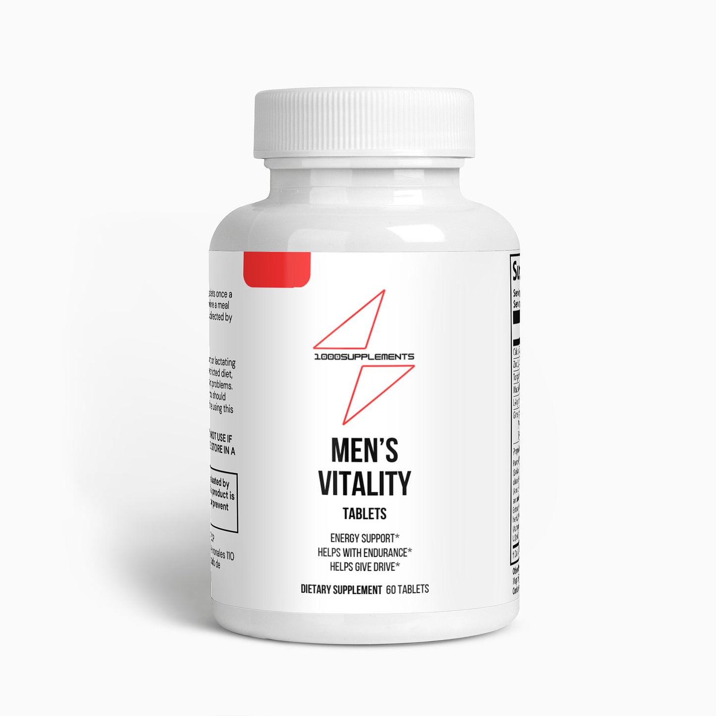 1000Supplements Mens vitality front side