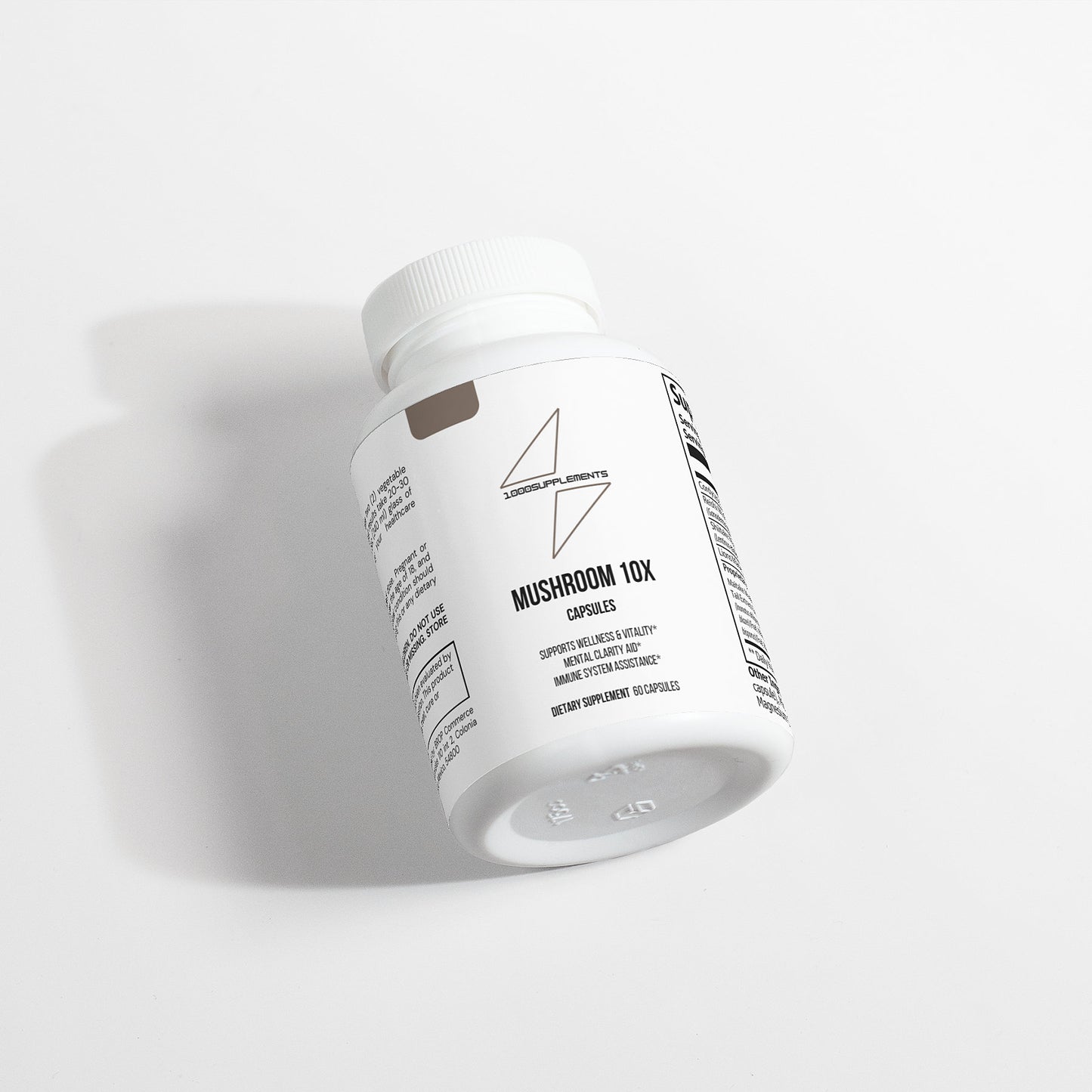 1000Supplements Mushroom 10X (capsules) top view