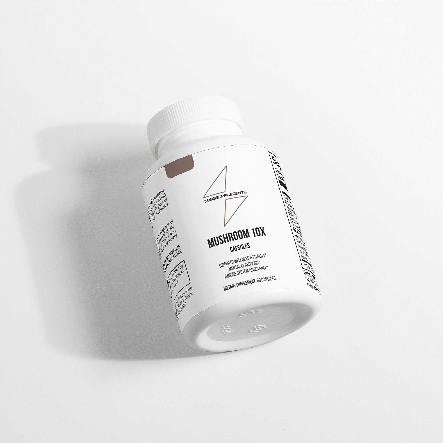 1000Supplements Mushroom 10X (capsules) top view