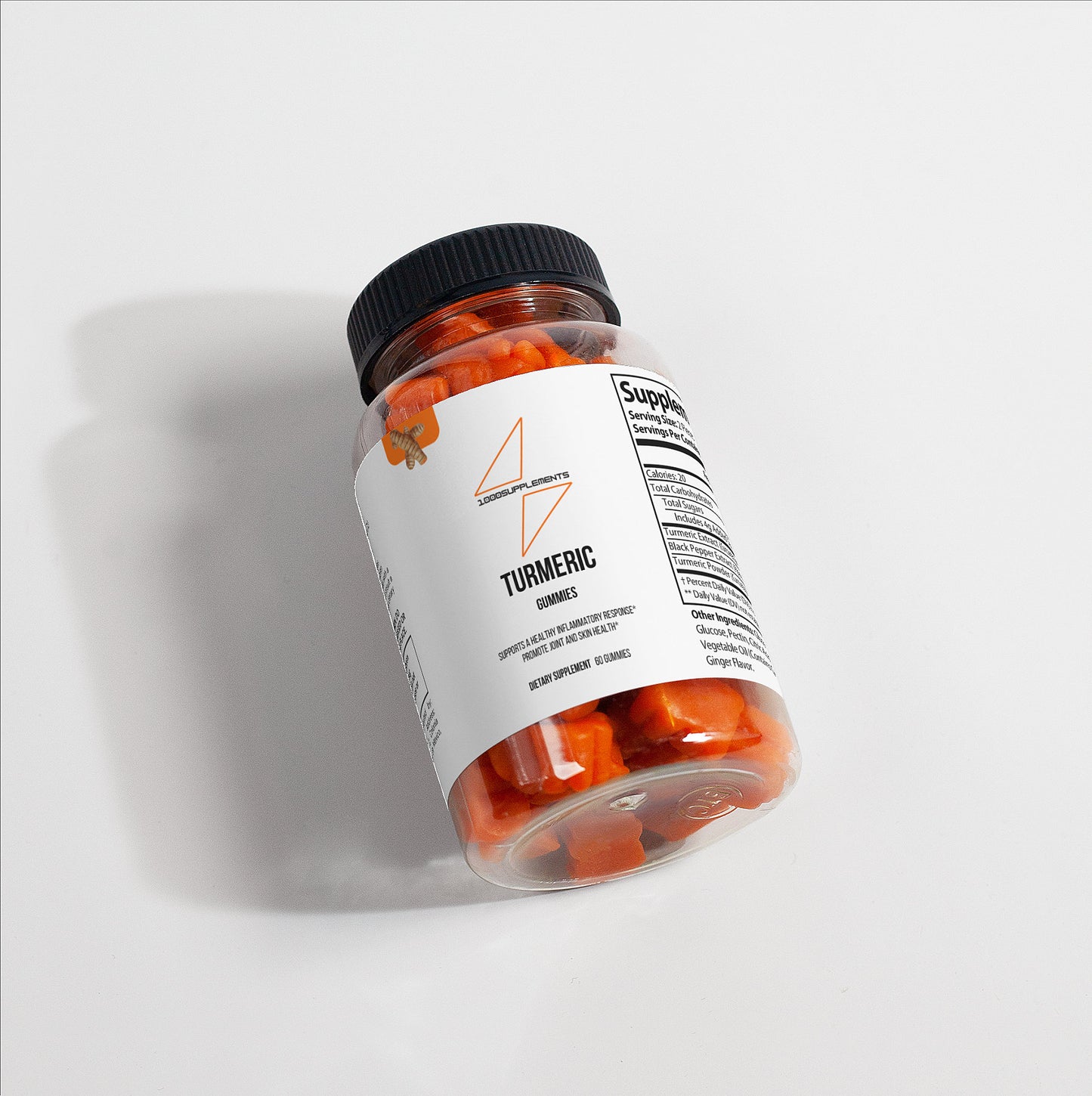 1000Supplements Turmeric Gummies top view