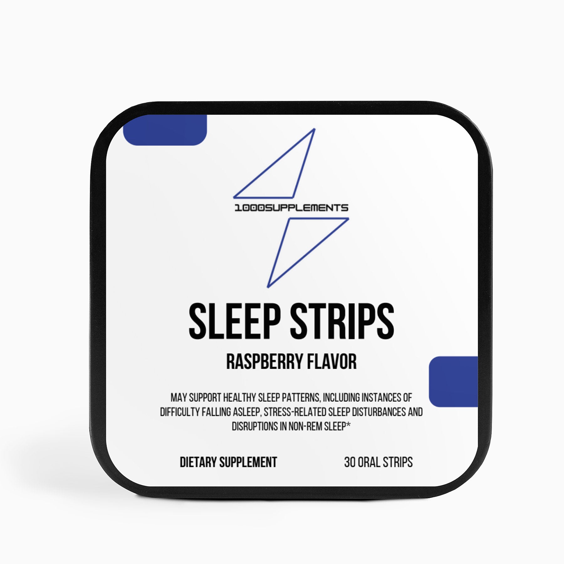 1000Supplements Sleep Strips front side