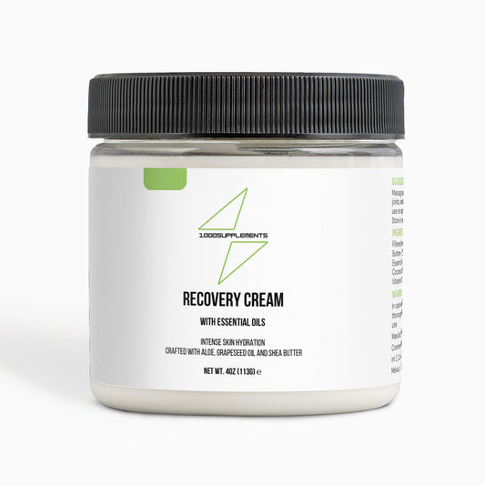 1000Supplements Recovery Cream front side