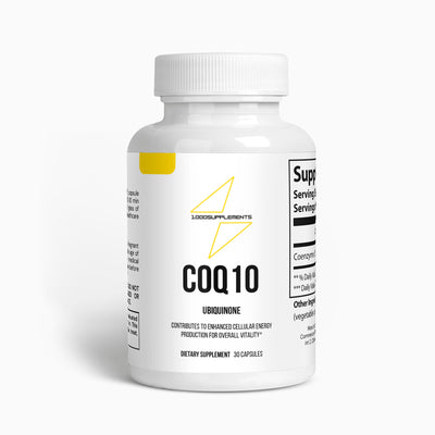 1000Supplements COQ 10 Ubiquinone front side