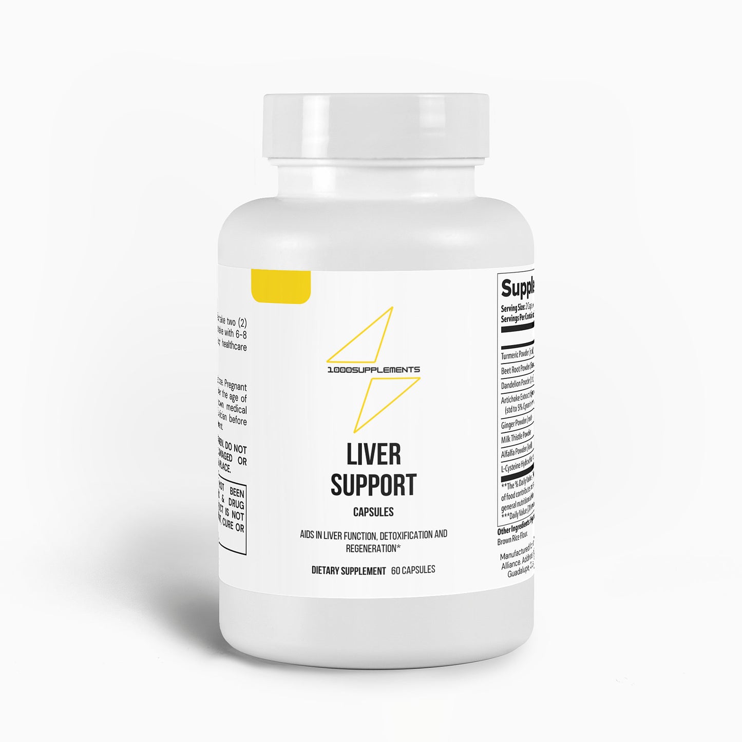 1000Supplements Liver support (capsules) front side