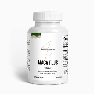 1000Supplements Maca Plus (capsules) front side