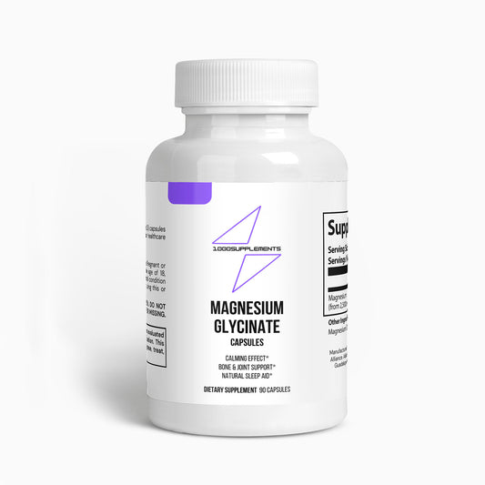 1000Supplements Magnesium Glycinate (capsules) front side