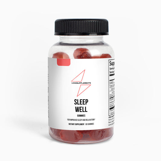 1000Supplements Sleep Well Gummies (Adult) front side