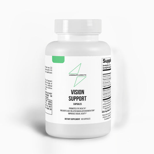 1000Supplements Vision support (capsules) front side