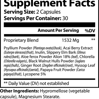 1000Supplements Max Detox label